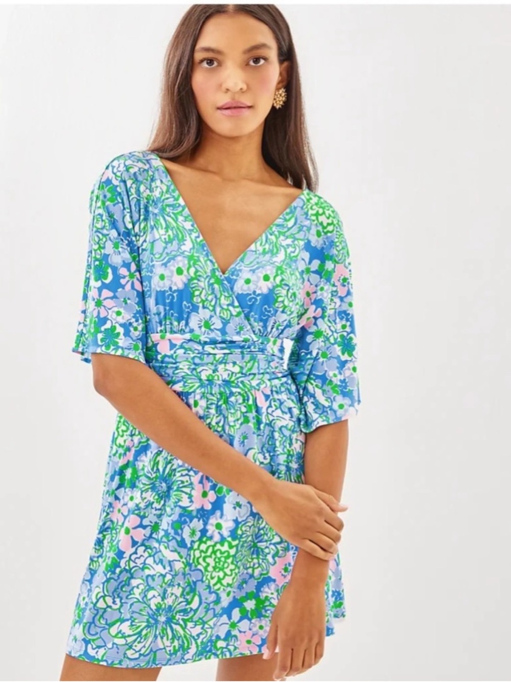 Lilly Pulitzer Parigi romper Sunwashed Blue Plumes In Bloom floral skort Sz S